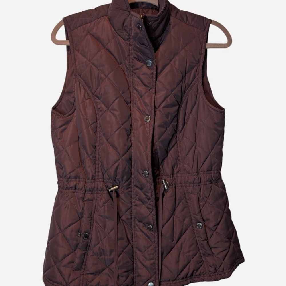 Pre-owned Women's Quilted Purple Vest